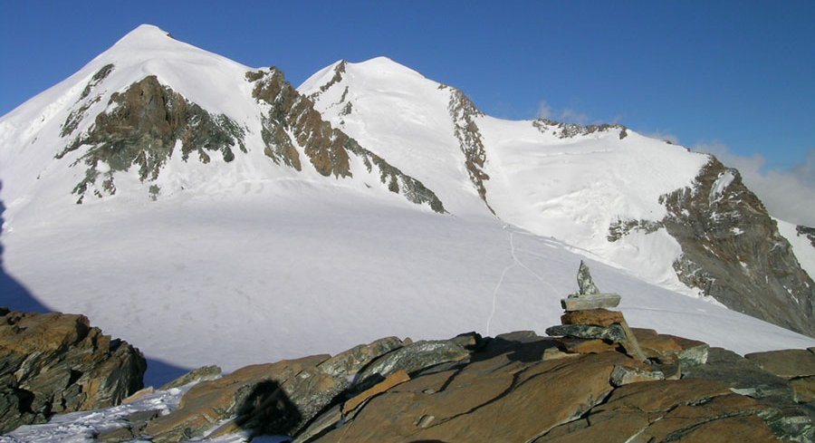 Pollux ( 4092m ) and Castor ( 4228 metres )