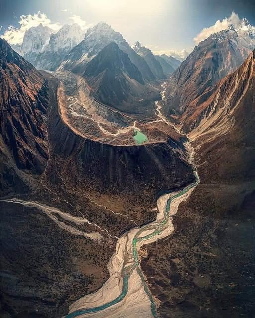 Mount Jannu ( Khumbakarna ) Sobithongie, Phole and Khabur from Kambachen in the Ghunsa Khola Valley
