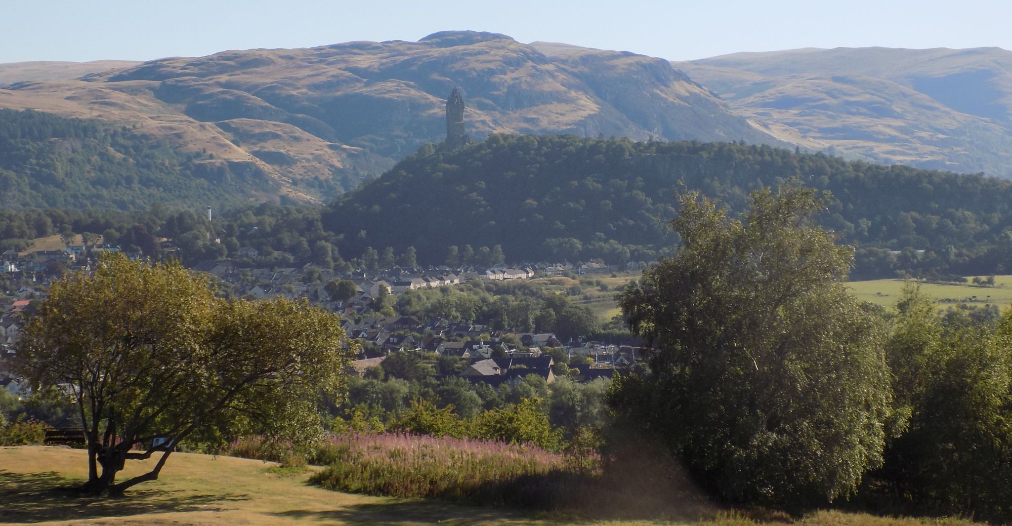 Dumyat and Wallace Monument from Gowan Hill